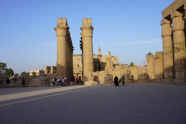 Looking Back Towards the Entrance and the Mosque Tower