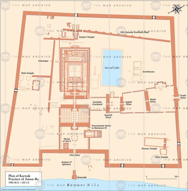 Map of Karnak