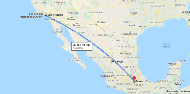 LAX to Mexico City