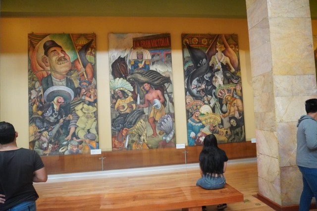 Three Panels of theCarnaval de la Vida Mexicana (Carnival of Mexican Life)