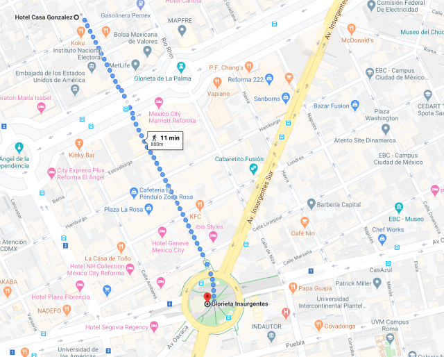 Walk to the Metro Station