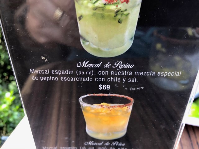 Mezcal Cocktail for $6