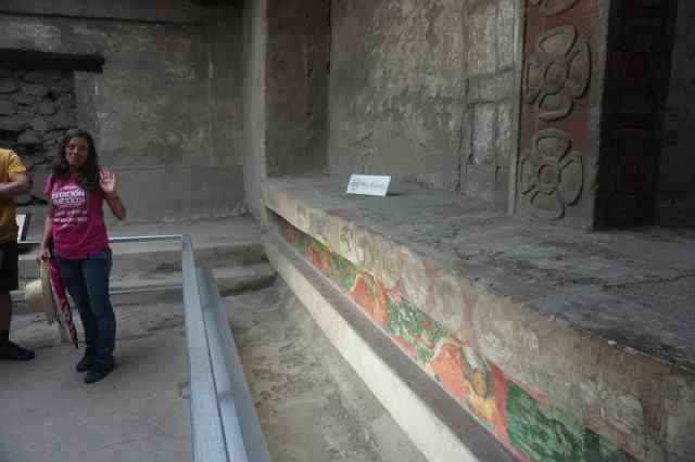 Our Tour Guide with the Murals