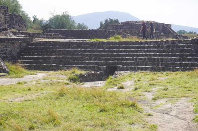 Sunken Patio with Drainage Hole