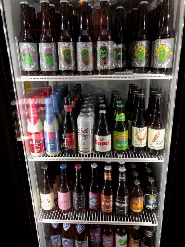 Very Good Bottled Beer Selection