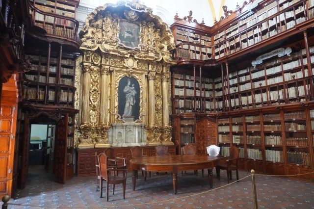 Back Wall of the Library