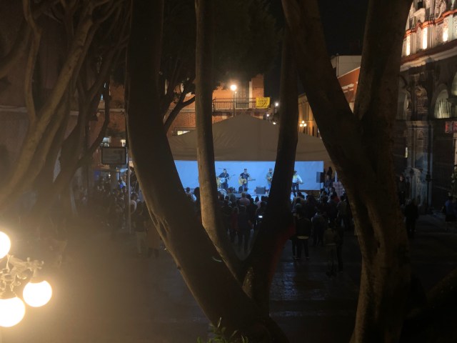 The Band Outside Our Window