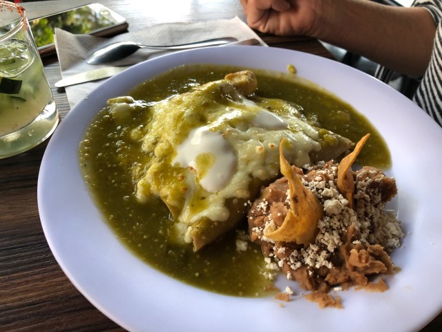 Enchiladas Verdes