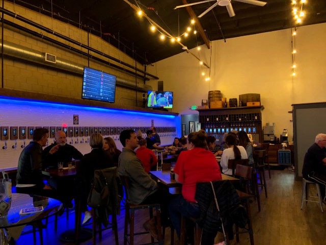 Tap Wall at Brew Port