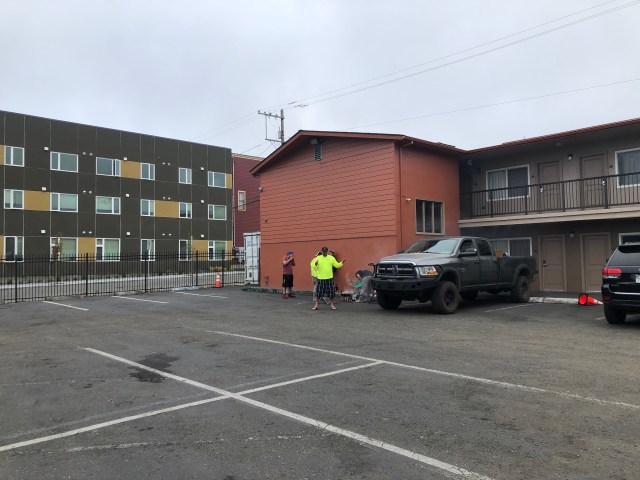Laborers in the Parking Lot