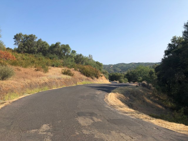 Heading up Sheep Ranch Road