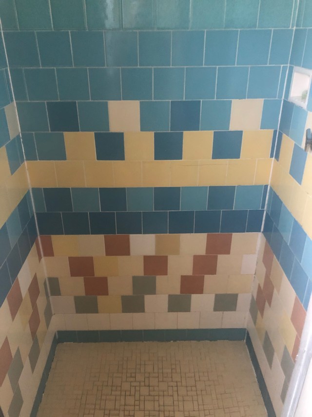 Old School Tile in Shower