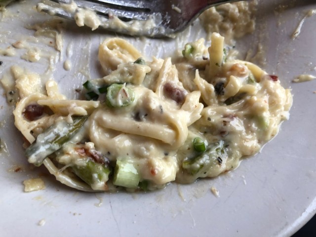 Crab, Bacon Alfredo