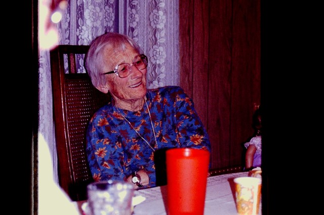 Mom at Aunt Shirley's Coach