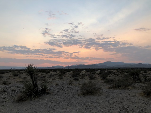 Sunset at Seven Magic Mountains