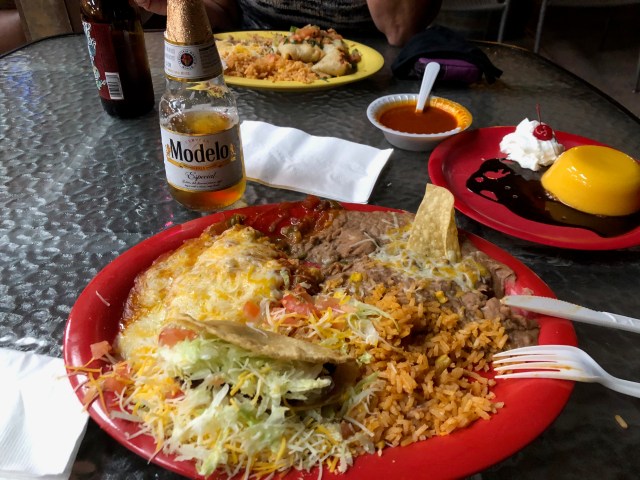 Taco and Chili Relleno