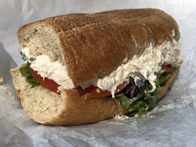 Tuna Salad on Wheat Bun