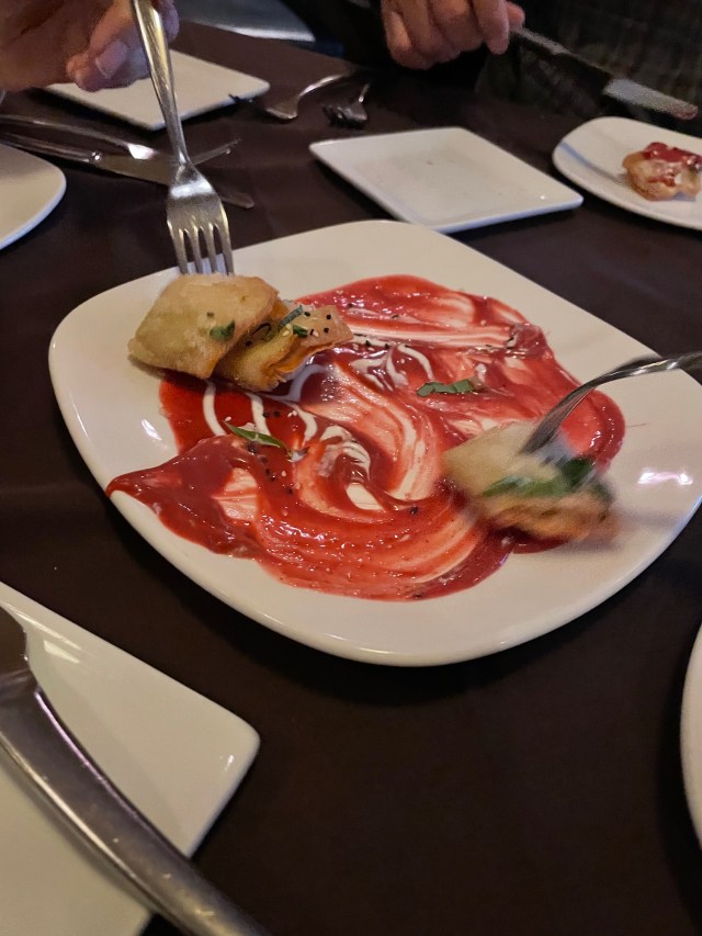 Goats Cheese Wontons