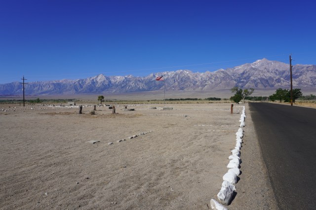 Portion of Camp - Note the Flag
